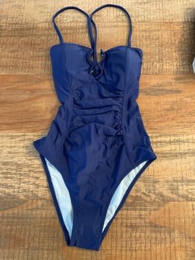 ONE PIECE NAVY SZ. S CUPSHE